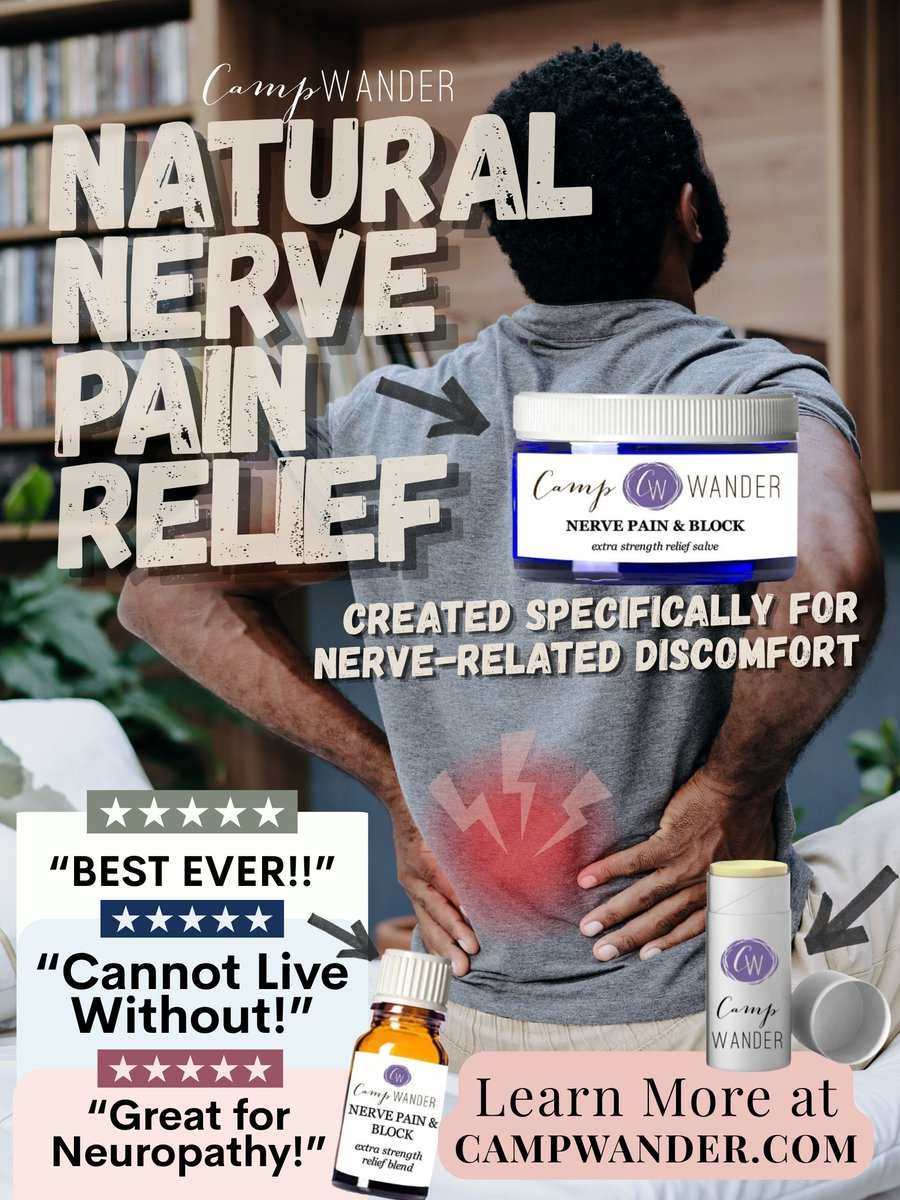 campwander's tweet photo. A Nerve Pain Must! 🤍 
https://t.co/gGXofTdnuV

#neuropathy #nervepain #blockpain #handmade #familybusiness #smallbusiness #nomlm https://t.co/QmsdUULU9Q