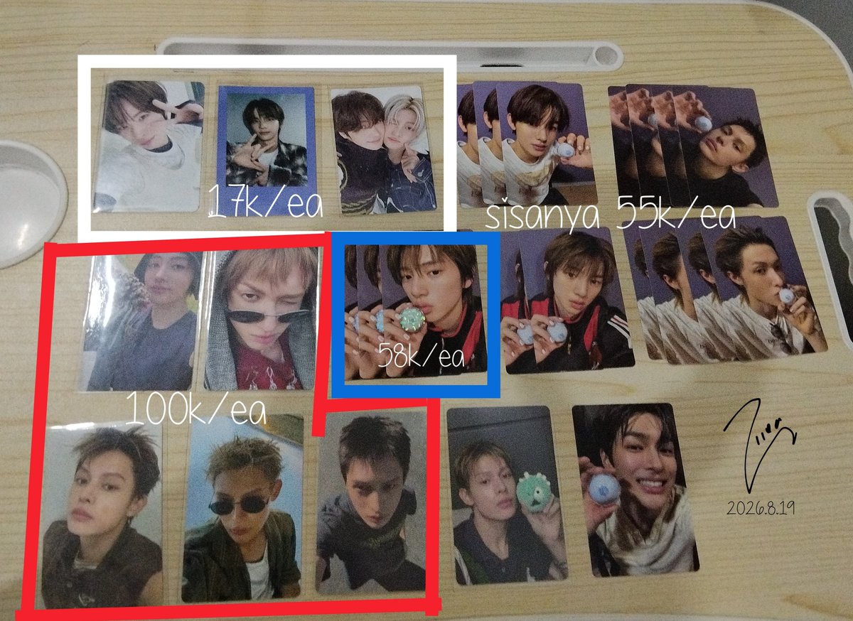 NsaaAzizahhsn's tweet photo. WTS PHOTOCARD CORTIS, TWS, SVT, XODIAC INA (edisi stopkol) 
-good condi, all ori
-take bulk, i give special price
-belum termasuk packing 3k-5k
#svt #cortis #xodiac #tws #wts https://t.co/NkvG85seEr