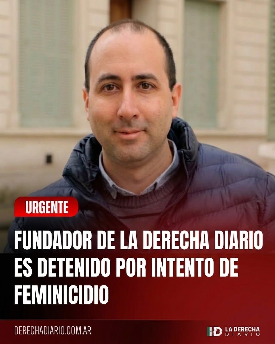 evilisrael_'s tweet photo. @laderechadiario 
Ya les facilite la chamba. 

Fundador de la Derecha Diario es detenido por intento de feminicidio

El consultor político argentino Fernando Cerimedo, fundador del portal La Derecha Diario y ex asesor de campaña del presidente Javier Milei https://t.co/pwcyXFlSy3