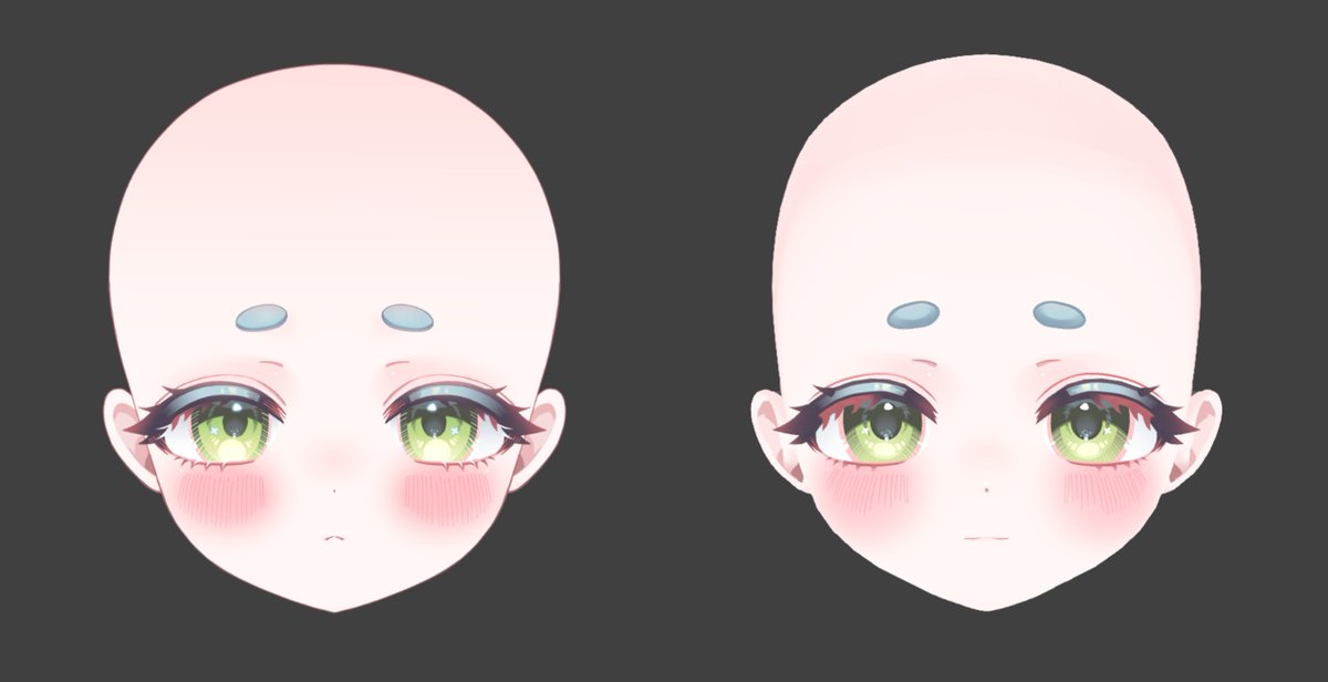 B_Riyo_vtuber's tweet photo. ☀️오리지널 헤드 모델링☀️
2명만 모집합니다!

원화가 있다면 원화 기반으로, 
완성된 원화가 없다면 간단한 스케치부터 모델링까지 진행 가능!

✴️기본 구성
[오리지널헤드+페이셜+부스바디뚜따] 🩵50만원

특수표정, 헤드원화, VRC, 와루도 전환세팅 등
이외 추가 작업은 문의 해 주세요! https://t.co/MykqAf1D3G