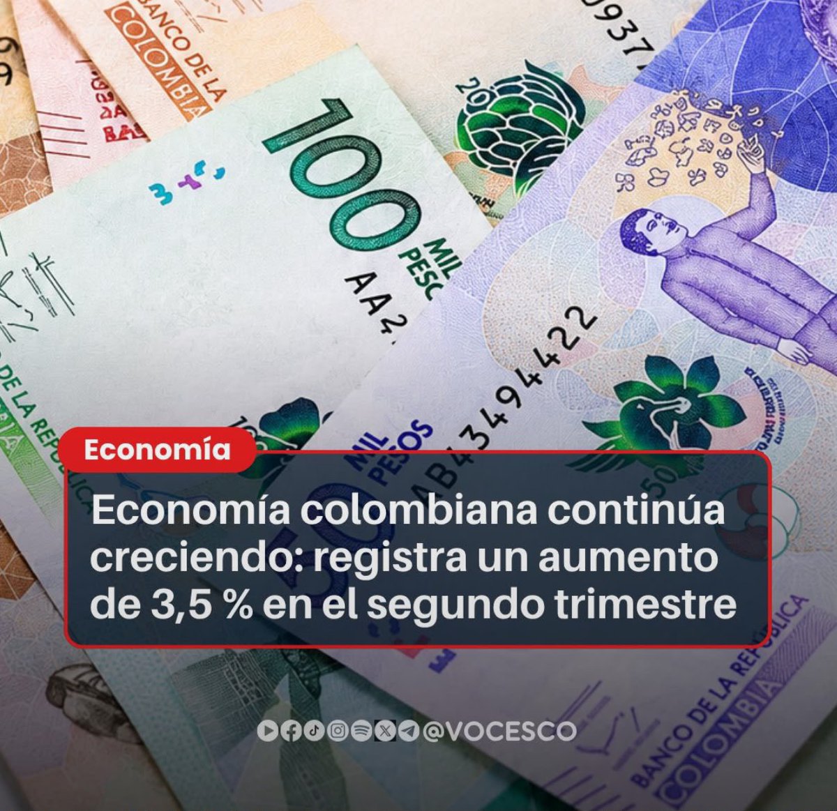 GustavoBolivar's tweet photo. Economía Colombiana creció 3,5% en el 2o semestre y todavía se atreven a mentirle en la cara a todo un país diciendo que Colombia estaba en ruinas.

Oigan ya pasó la campaña, NO ENGAÑEN MÁS,  digan la verdad: Colombia está creciendo a pesar del golpe blando, la gente está comprando, los trabajadores hoy ganan el doble que hace 4 años, tenemos el menor desempleo del siglo, los ricos hoy son más ricos y 4 millones salieron de la pobreza.
Digan la verdad, recibieron el dólar $1.200 más barato y la inflación está a la mitad de lo que nos la entregó Duque. 
RT Digan la verdad.