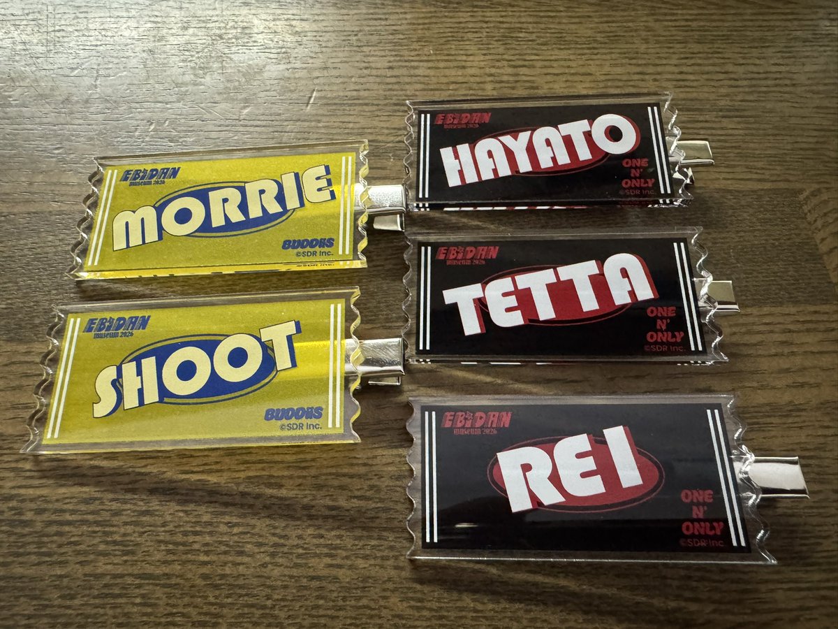 sskn0923_'s tweet photo. EBiDAN museum 前髪クリップ 交換

［譲］Dグループ
HAYATO TETTA REI
SHOOT MORRIE

［求］FUMIYA

郵送希望です。
リプまたはDMお願いいたします。 https://t.co/H6G7p8S9HH