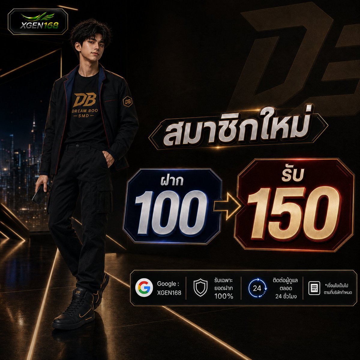 LGFxReborn's tweet photo. #XGEN168 โปรสมาชิกใหม่ 🔥

ฝาก 100 รับ 150 *** ( x3 )
🎰 TurnOver = ได้/เสีย
✅ ถอนไม่จำกัด !! 💰

สล็อต | คาสิโน | กีฬา ⚽
ทางเข้า 👉​ https://t.co/uVmVXjNDuA https://t.co/s1KRi53ypk