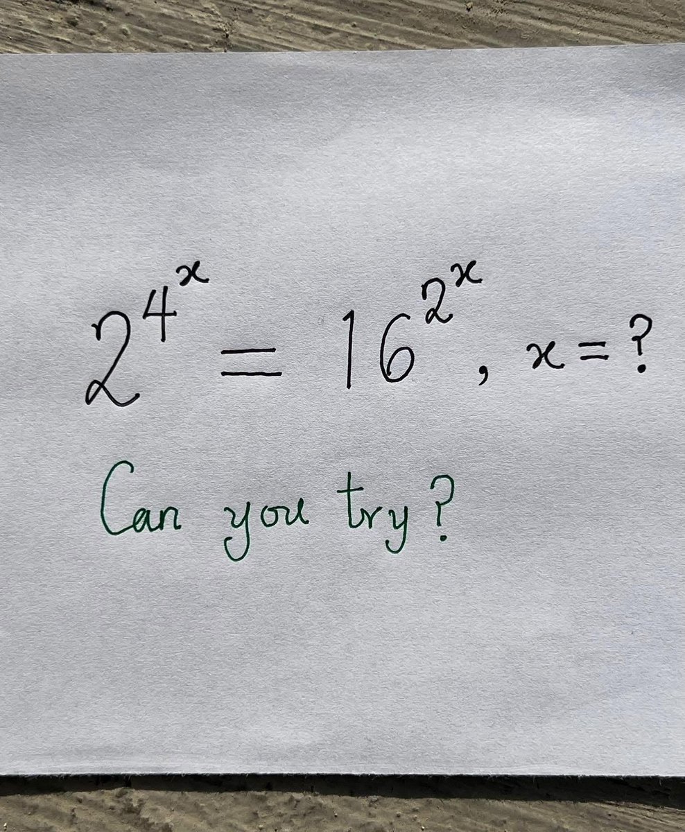 SolvingForZ's tweet photo. This is for everyone. Give it a shot. Apply exponents laws 💯 #math #mathematic #maths https://t.co/4v1uudaWrJ
