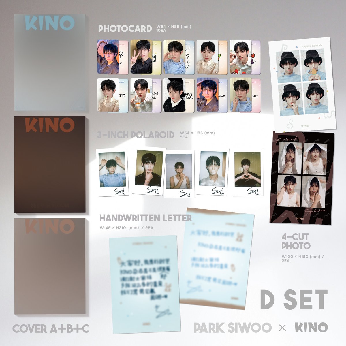 Its_Kinomag's tweet photo. KINO ISSUE 06 |
이번 만남을 둘러싼 더 많은 단서가
한발 앞서 펼쳐진다. 
박시우의 첫 KINO 패키지 구성을 지금 공개합니다. 
커버도 곧 공개됩니다. 

#박시우 #PARKSIWOO
#SeeUinBloom https://t.co/bLKAEpYOj9