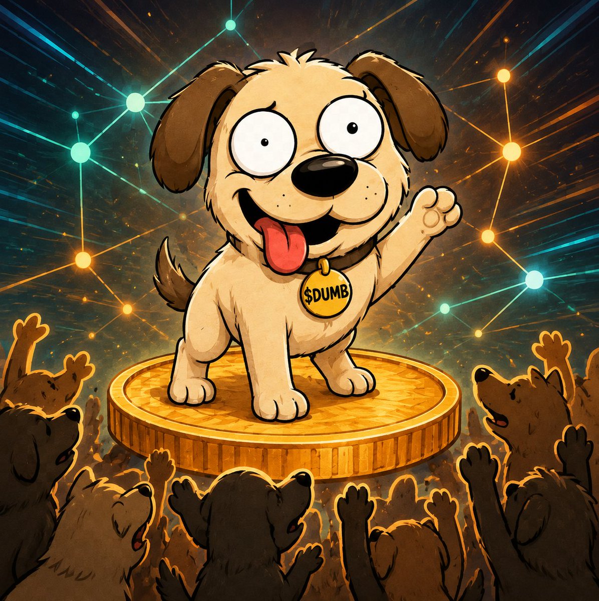 DumbDogCoin's tweet photo. Meet the smartest dumb decision on Solana.

$DUMB is built for memes, community, and people who think crypto could use fewer suits and more dogs.

Learn more: https://t.co/z2l80oAAu8 https://t.co/d7j6qKSk6n