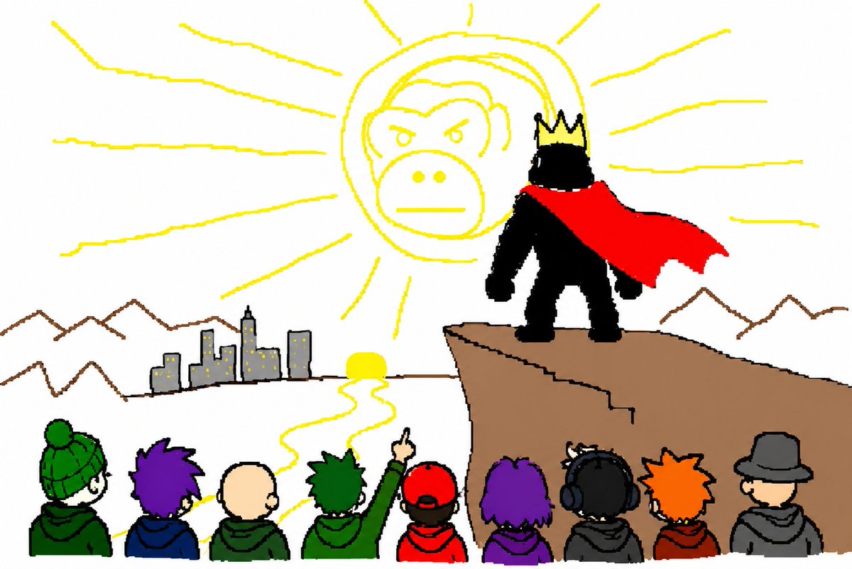 _itsKONG_'s tweet photo. The KONGmunity is becoming something bigger than we expected.

People are creating memes.
People are sharing ideas.
People are putting their own spin on KONG.

That's what makes a community feel alive.

KONG started with one character.

Now hundreds of apes are helping write the story.

And we're still just getting started. 🦍