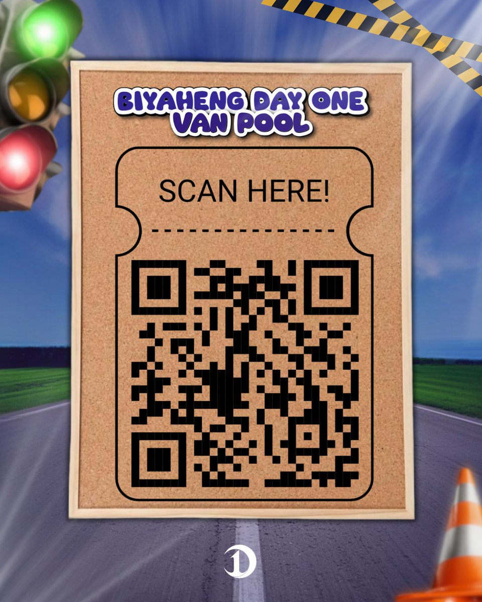 dayonee_global's tweet photo. [🚌] BIYAHENG DAY ONE: VAN POOL!

Tara na at sabay-sabay tayong bumiyahe and watch DAY ONE perform at SM City Pampanga. Secure your slot now! ✨

📍: Cubao to SM City Pampanga (vise versa)
💰: ₱525

Please scan the QR code and fill out the form. 

#DAYONEOfficial https://t.co/s1bQYbIENY