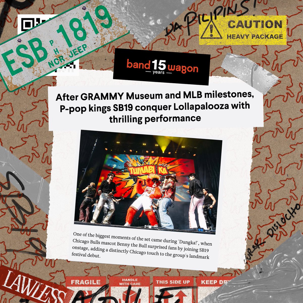 1zentertainment's tweet photo. SB19 AT LOLLAPALOOZA: IN THE HEADLINES

From Chicago to audiences around the world, SB19's Lollapalooza performance marked another significant chapter in their global journey. Here's a look at the media coverage that followed their festival debut.

#SB19 #UySB19 🐐🇵🇭 https://t.co/budyGWxute