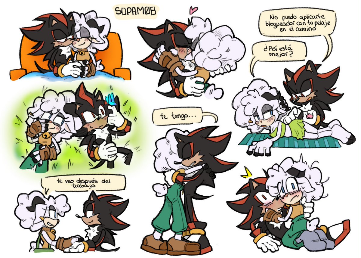 UniIsabella's tweet photo. Hace tiempo pedí una comm a una mutual que dibuja hermoso! @/SopaMirai08 👏
Yo solo le agregue color y eso ✨💘

#Shadolin #lanolinthesheep #shadowthehedegehog https://t.co/EO6r2F4eAK