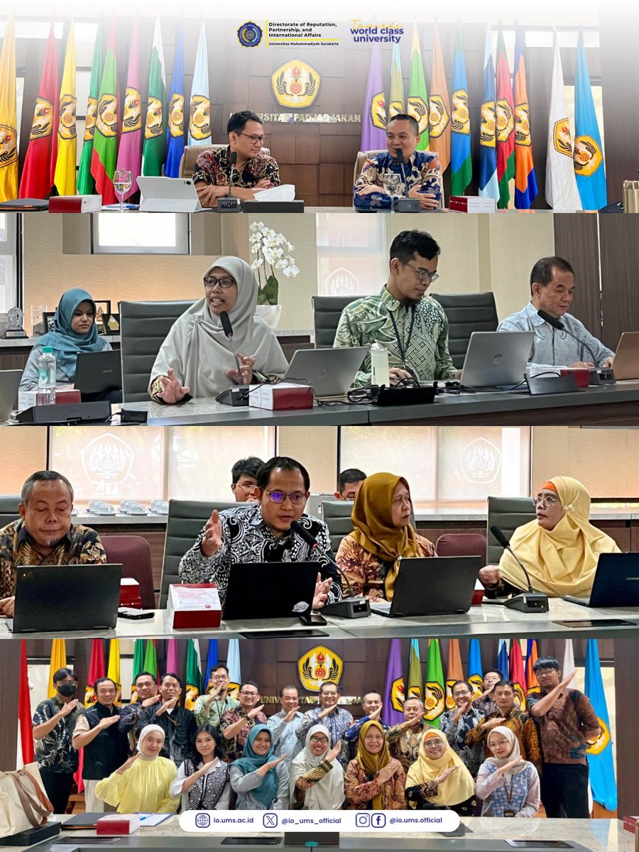 io_ums_official's tweet photo. Universitas Muhammadiyah Surakarta (UMS) conducted an academic cooperation meeting and working visit with Universitas Padjadjaran (Unpad) in Bandung on August 13, 2026. https://t.co/f9otillPzq