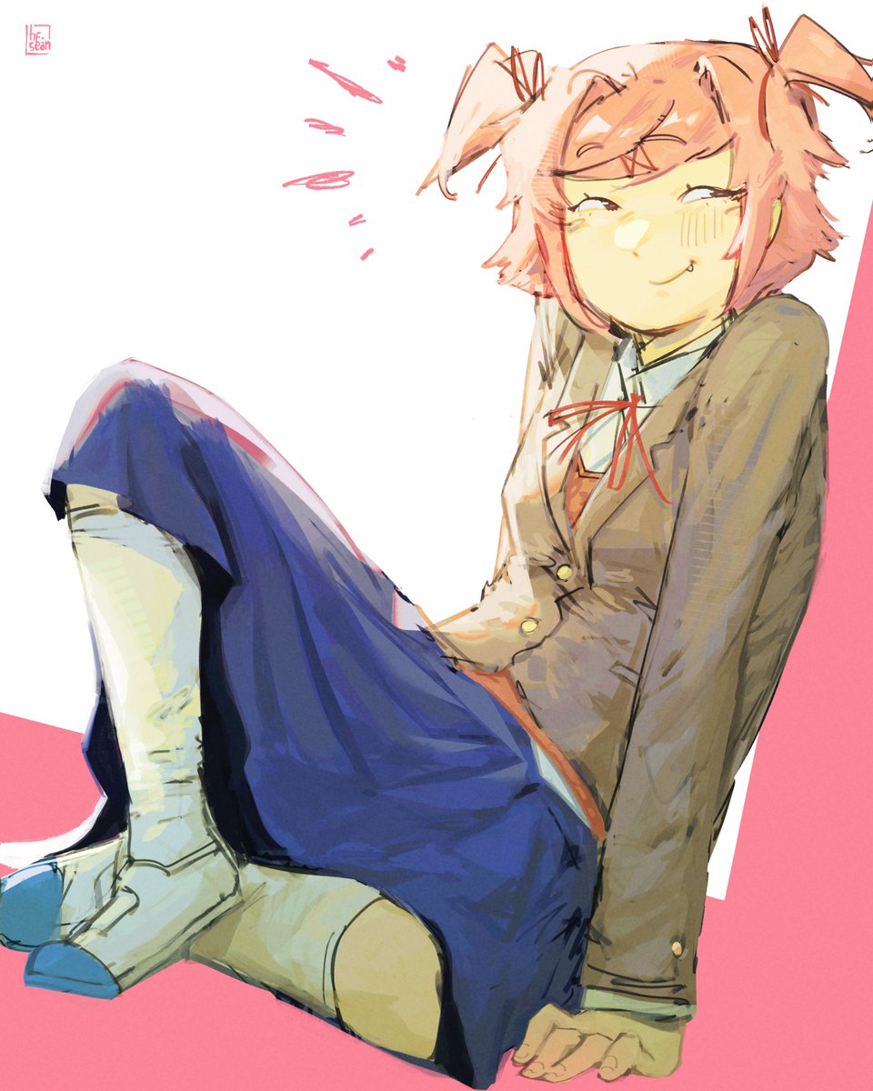 hfsean2's tweet photo. natsooki #ddlc https://t.co/epArfDrEF0