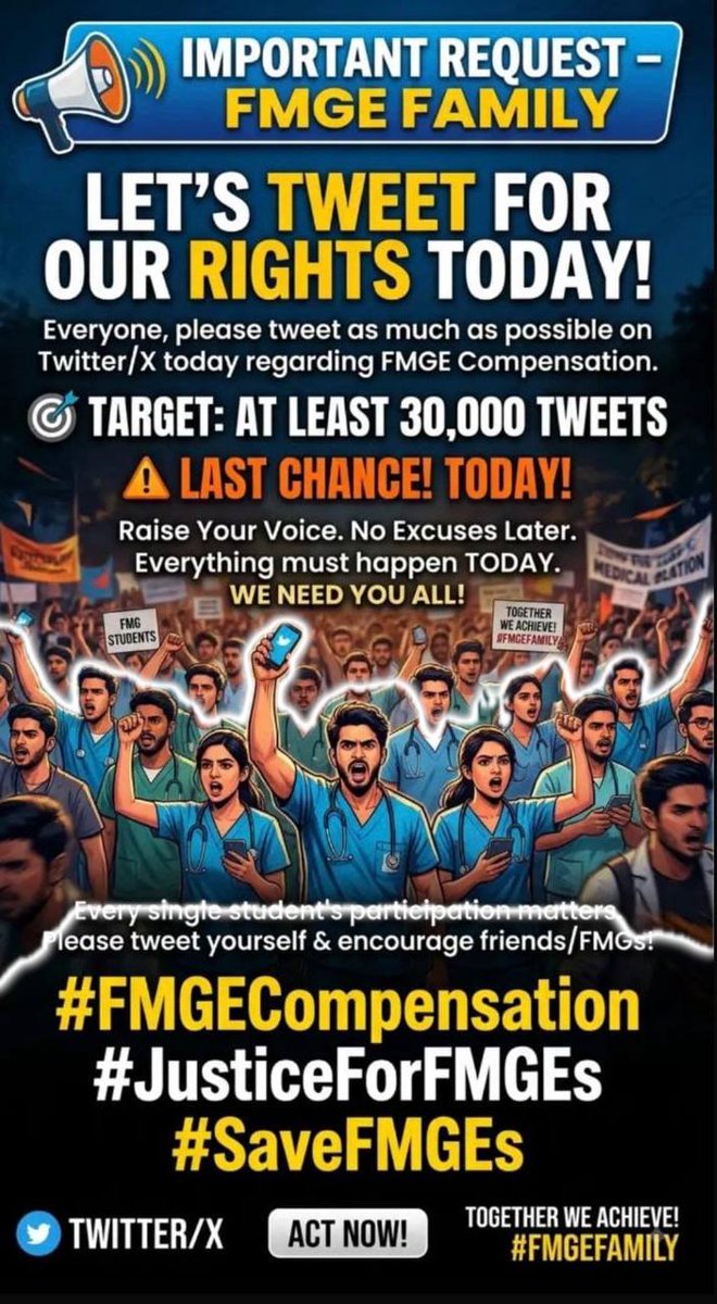 Prem_2k's tweet photo. Foreign Medical Graduates are demanding basic fairness and transparency.   
1. Compensatory marks for surprise video-based questions 35 marks or 35% cutoff  
2. Complete transparency in evaluation &amp; answer keys
 3.Proper exam center environment
@NBEMS_Official
@JPNadda
@NMC_IND https://t.co/EJdWVOO5gs