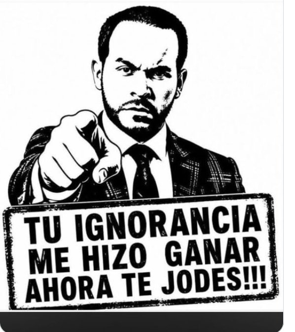 ktmarimon42's tweet photo. @ALVAROGAG091963 @lapetittejulia Entiendes lo que es un sarcasmo ? https://t.co/Hcv04Vk08G