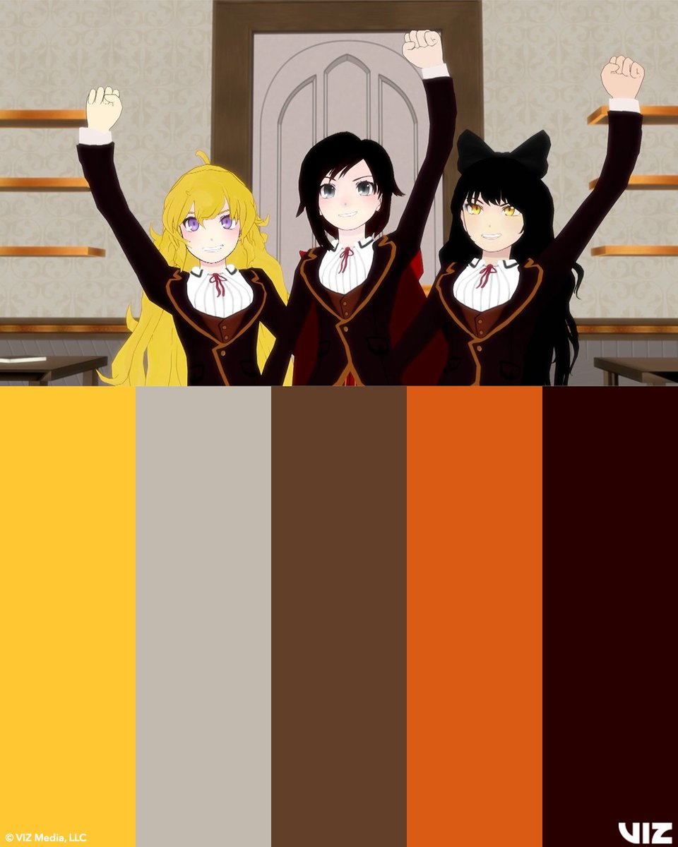 OfficialRWBY's tweet photo. Stop scrolling for a moment and admire the colors of each RWBY volume ❤️🤍🖤💛 https://t.co/sJ5CGWaPdh