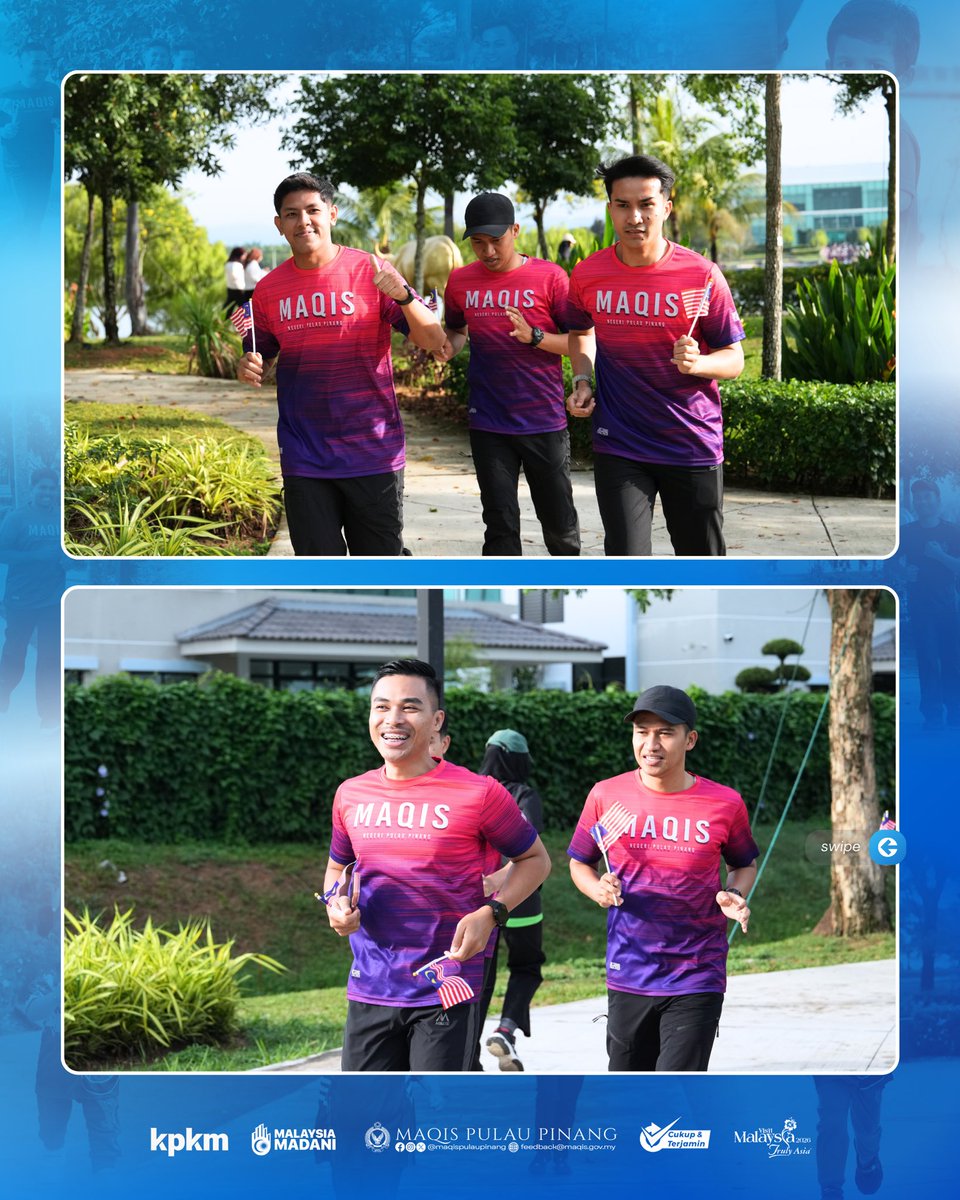 maqispenang's tweet photo. 15 OGOS 2026 | KEPALA BATAS

PROGRAM LARIAN MERDEKA 2026: “KESEJAHTERAAN DINIKMATI”

#MaqisMalaysia
#Penguatkuasaanberintegriti
#Malaysiamadani
#Agromadani
#Taatsetia https://t.co/mZgFRP1pba