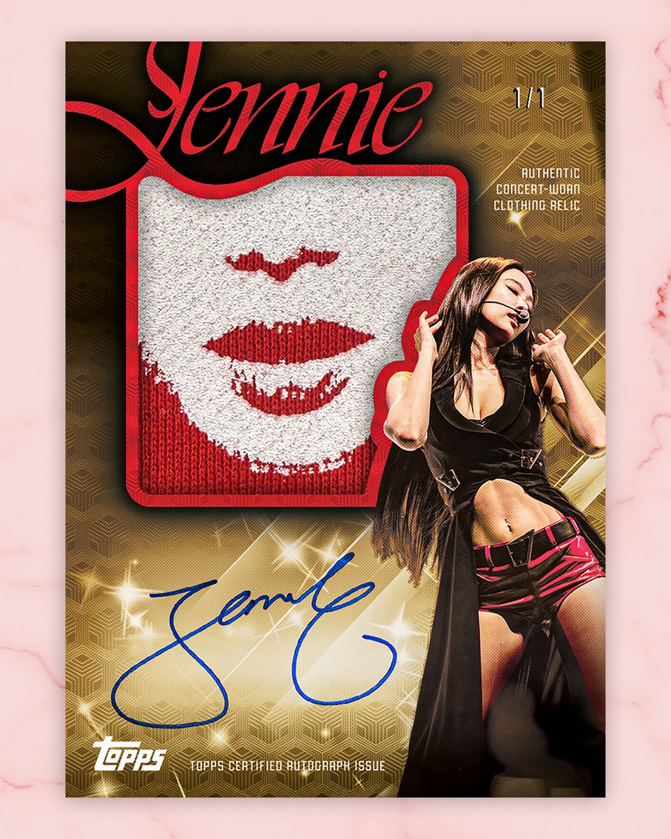 toppsjapan's tweet photo. ／
ジェニー × Topps Chrome
注目のコラボレーションが実現✨
＼
⠀
本人実使用アイテムを収めたレリックカードや貴重なサインカードなども限定封入！
⠀
世界を魅了するジェニーの輝きをあなたの手に🐻
⠀
8月21日(金) 午後3:00よりTopps公式オンラインストア限定で発売開始！ https://t.co/x19AlQWDfe