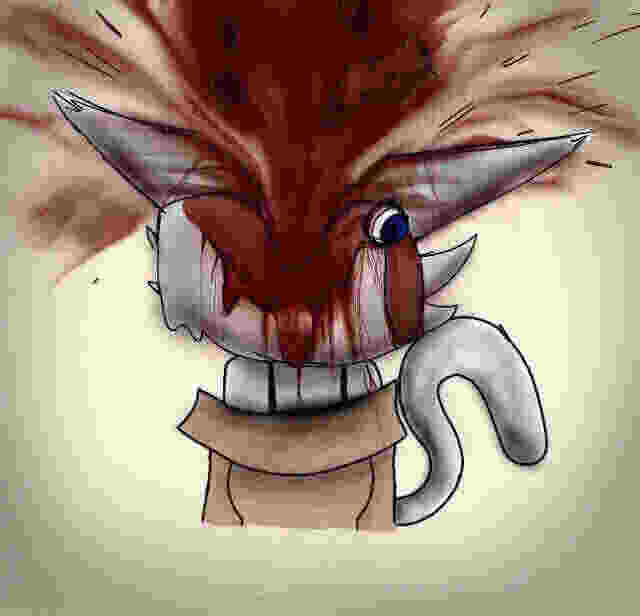 Randomkidartist's tweet photo. @Ryuzen_art "I'll blow up into smithereens- KABOOM"

I did this because I love putting my OC through hell. :/

has just a TINY bit of blood :D https://t.co/FlDyUM1vEZ