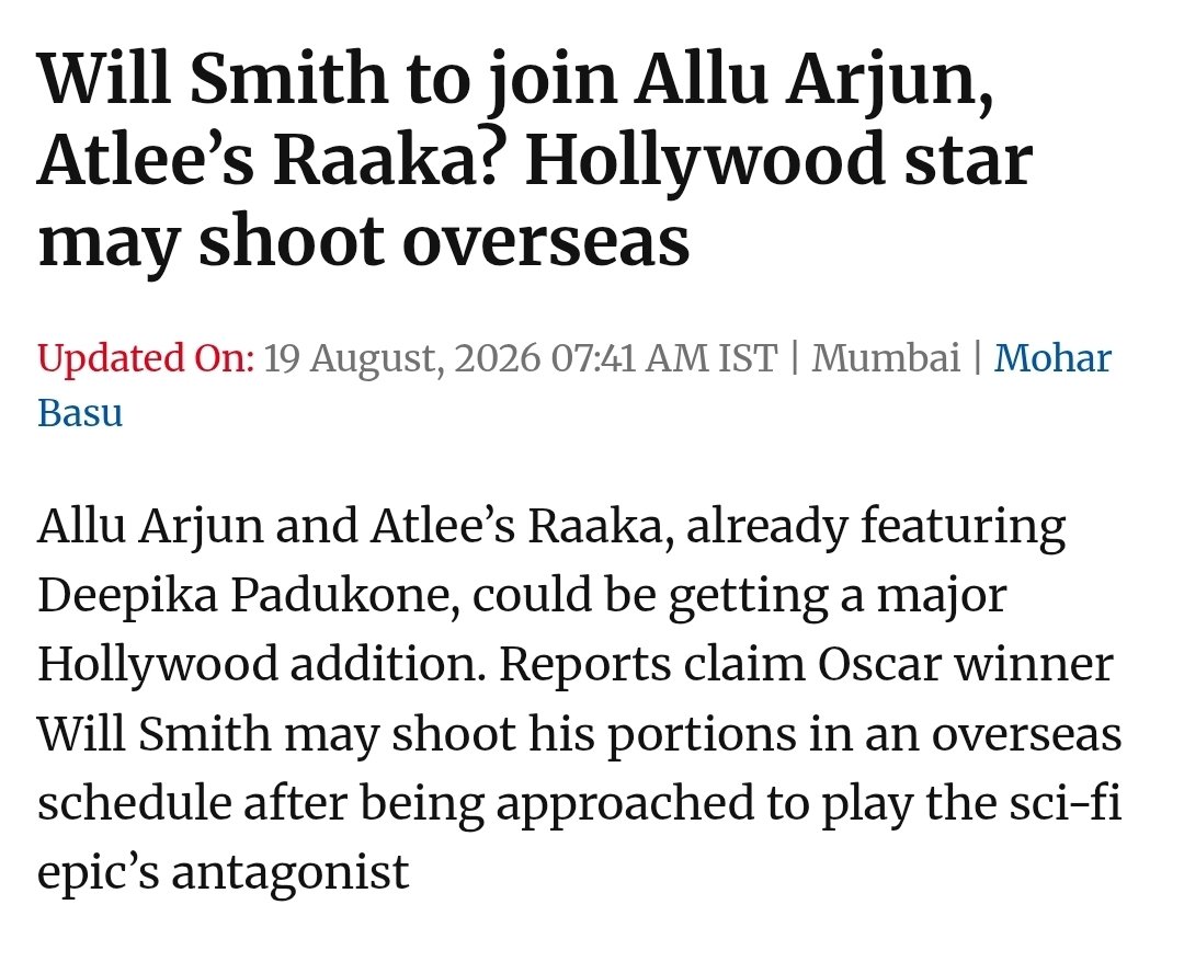 DracoUnbothered's tweet photo. Will Smith is the antagonist in #RAAKA ? https://t.co/n98LWuyvYw