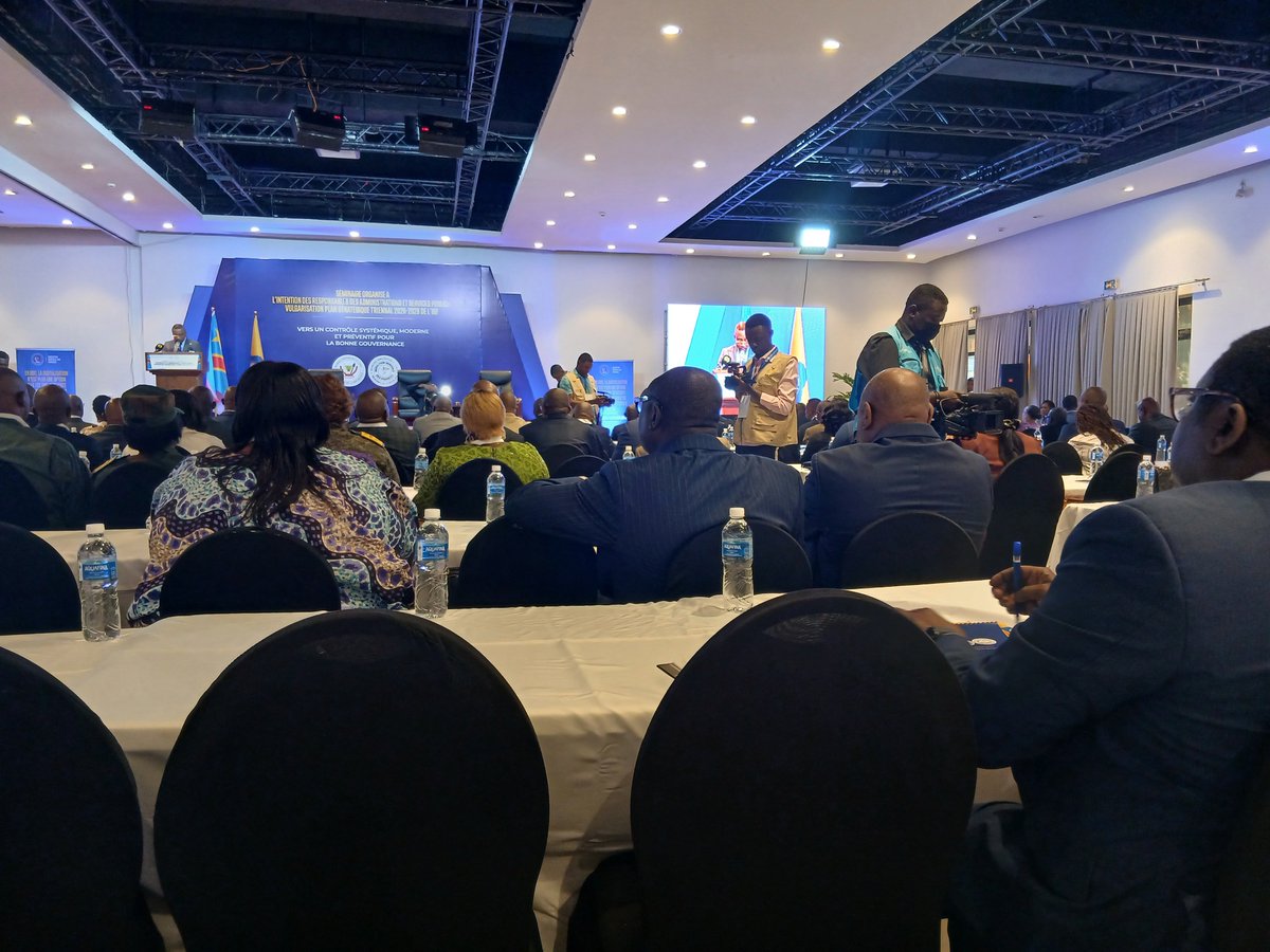 jmutala521's tweet photo. 🛑  L’Inspection Générale des Finances (IGF) tient ce mercredi 19 août 2026, au Salon Congo de l’Hôtel Pullman, le séminaire consacré à la vulgarisation de son Plan stratégique triennal 2026-2028.

Cette activité réunit les responsables des administrations et services publics autour du thème : « Plan stratégique triennal 2026-2028 et contrôle systémique de l’IGF : mutation du contrôle pour une meilleure gouvernance publique en RDC. »

Un moment d’échanges et de réflexion pour renforcer la gouvernance publique et contribuer à une gestion plus efficace des ressources de l’État.

@IgfRdc @Presidence_RDC @PrimatureRDC @Com_mediasRDC