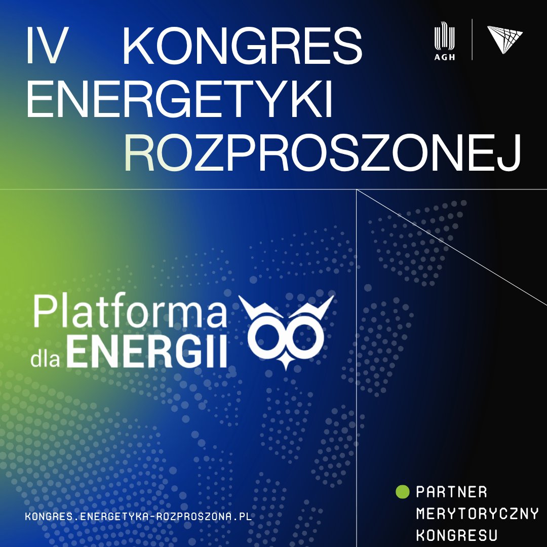 FERozproszonej's tweet photo. Partnerem IV Kongresu Energetyki Rozproszonej została Platforma dla energii.  
IV KER | 4–5 listopada | ICE Kraków.  

Zapraszamy🔜https://t.co/fa0DY7a1fZ https://t.co/3YKV5uywhq