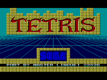 masterlinkueibr's tweet photo. Play now my latest project:

This is a perfect 1:1 Arcade port of SEGA System E TETRIS for the SEGA Master System / Mark III and even playable on SEGA Mega Drive / Genesis!!!

DOWNLOAD NOW:
https://t.co/BIP8Edgvyh https://t.co/rEkYwlRc2g