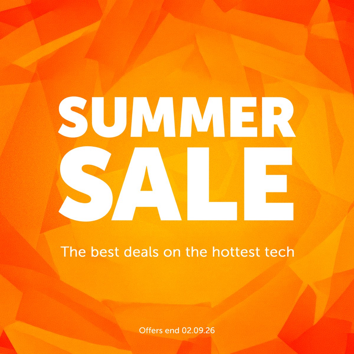 RicherSounds's tweet photo. 🌞 We've got the best deals on the hottest tech, in our great Summer Sale! 🌞

Offers end 02.09.26.

Visit our website: https://t.co/EmuvcOo8AC https://t.co/OMFXqkWZjr