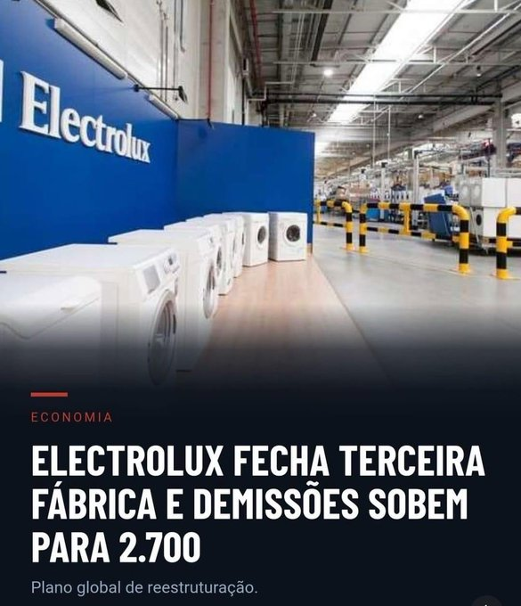 nelsonpaffi's tweet photo. Mais uma fábrica com dificuldades neste desgoverno lula e do sistema autoritário que nos impuseram. https://t.co/l1tAlfsDo1