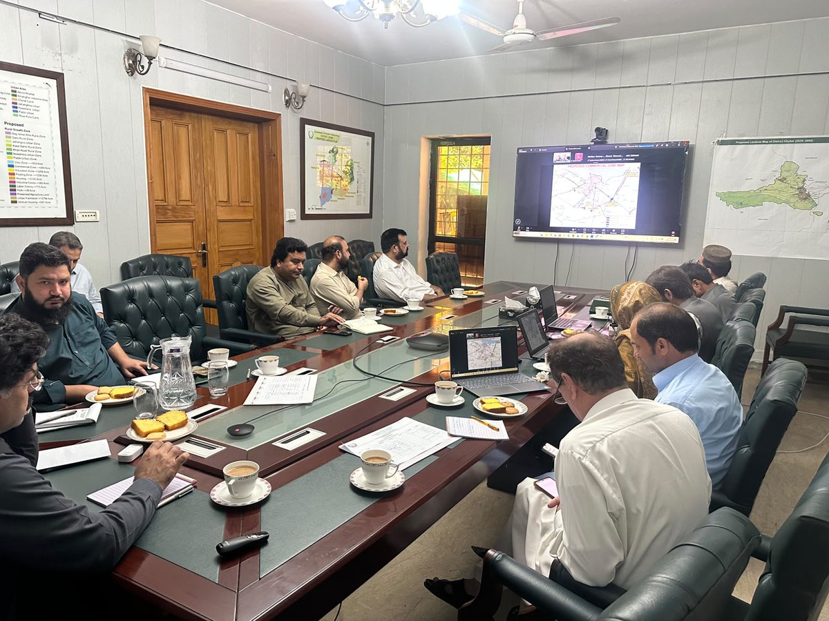 UPU_KP's tweet photo. A meeting on D.I.Khan Master Plan held under the Chairmanship of the Executive Director, UPPU, P&amp;D Department on 19-08-2026. https://t.co/cfJHJ551Hc