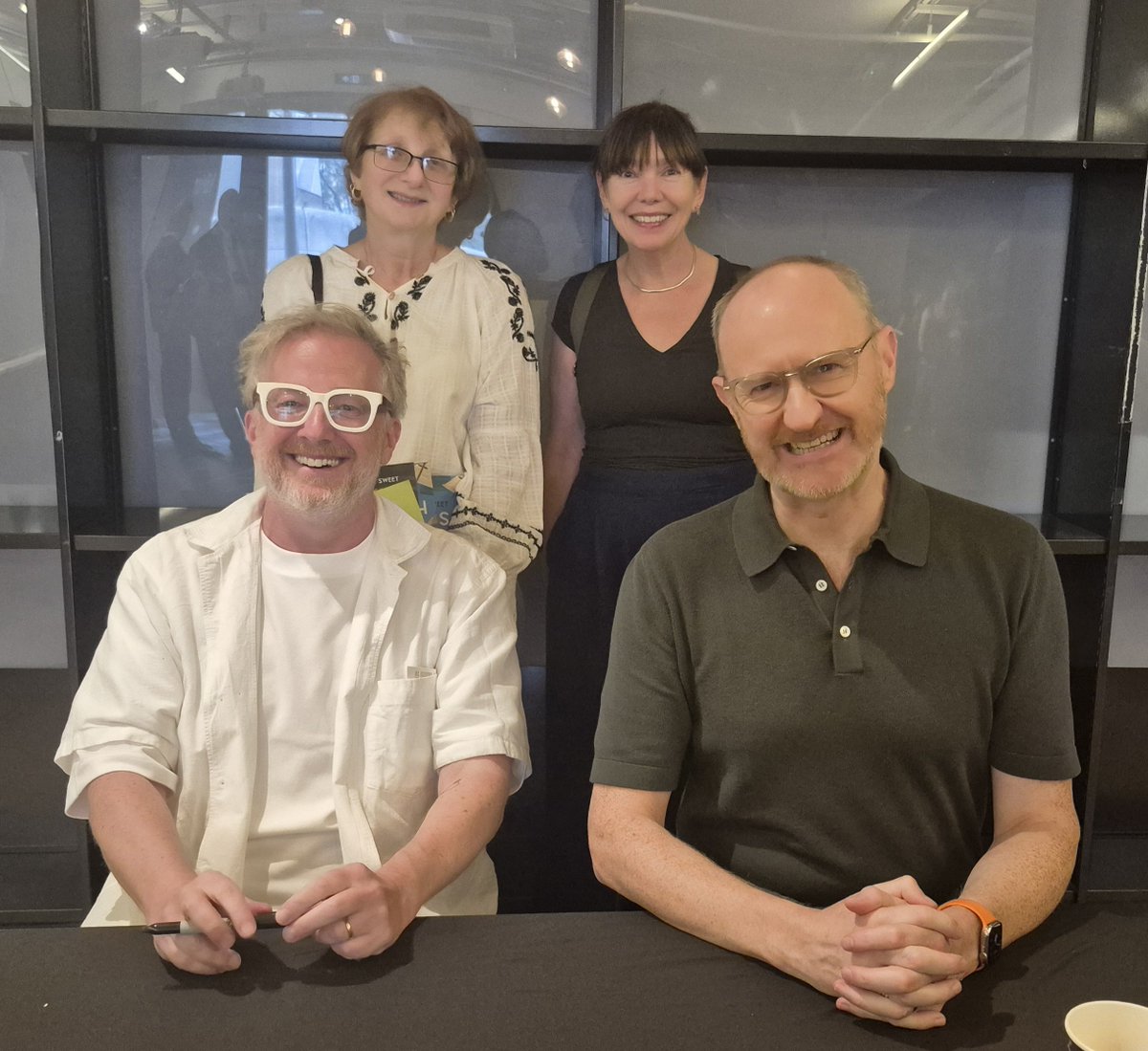 GirlOnTheSofa's tweet photo. @DrMatthewSweet @bbcworldservice We were at the book-signing and preview event at the BFI yesterday. It was a brilliant evening, thank you. Looking forward to reading the book and watching the new series! https://t.co/ylz95vdKPp