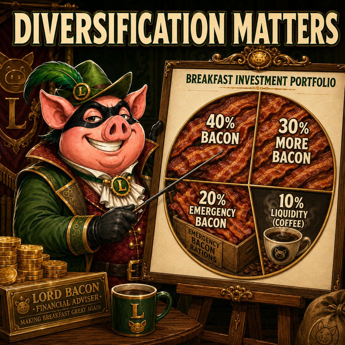LordBaconRH's tweet photo. A well-balanced portfolio 🥓☕ https://t.co/LVQlkNsKHA