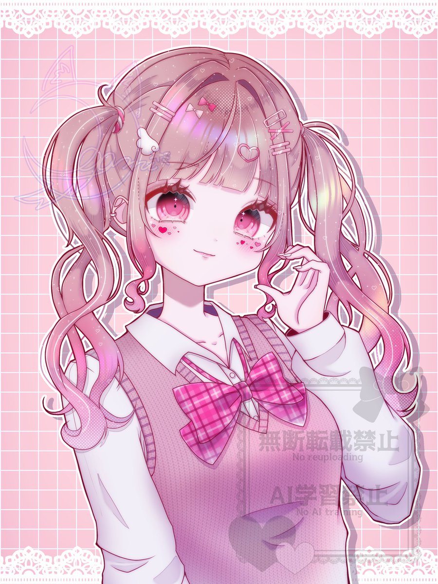R2S_1213's tweet photo. 🎀💖✨
#イラスト #oc #illustration https://t.co/86aW7ZjT2L