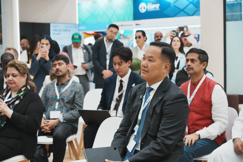 Mongoliapost's tweet photo. The Riyadh Action Program Public Platform was presented at the 17th Conference of the Parties (COP17) to the United Nations Convention to Combat Desertification (UNCCD).The platform is a continuation of the Riyadh Action Program, https://t.co/3zp0vPYPKE
