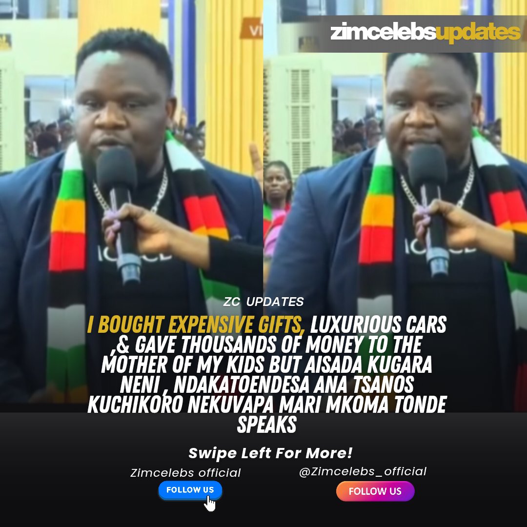 zimcelebs1's tweet photo. #zcupdates: I bought expensive gifts, luxurious cars ,&amp; gave thousands of money to the mother of my kids but aisada kugara neni , ndakatoendesa ana tsanos kuchikoro nekuvapa mari mkoma Tonde speaks https://t.co/XFuhOmvkhh