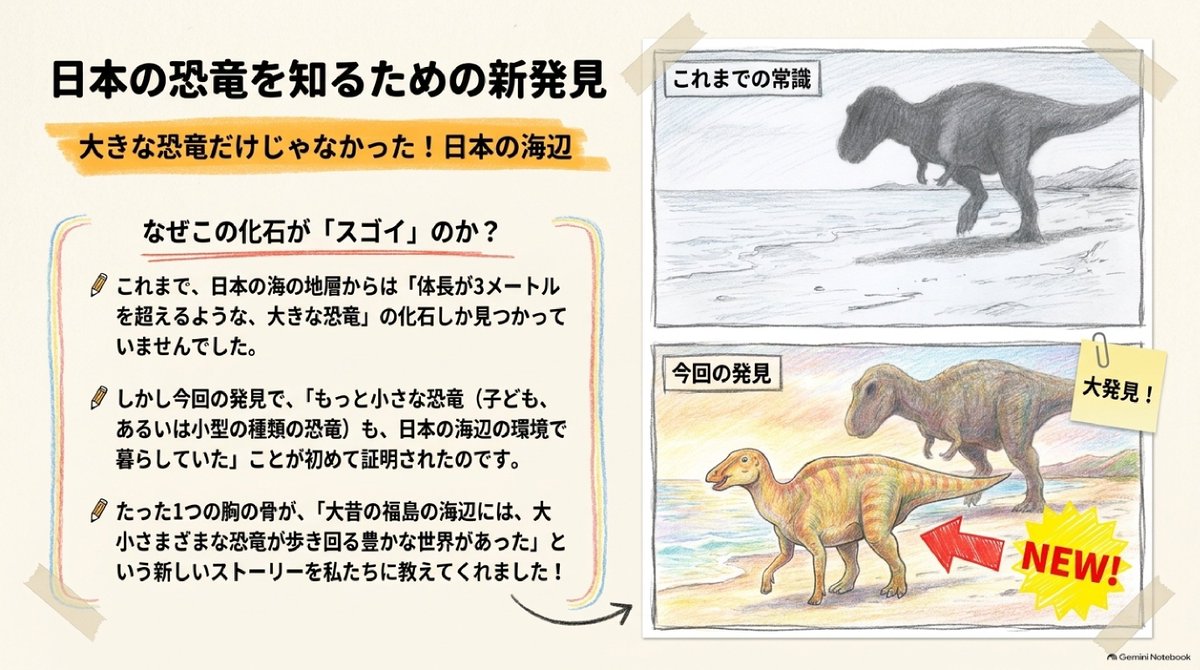 Kenyatama's tweet photo. 福島のいわき市の白亜紀の地層から、イグアノドン類の化石が発見。
体長約3mのハドロサウルスの仲間と考えられます。日本で初めて見つかった海辺の「小さな」 恐竜とのこと。…今の基準だとでかい。
日本の恐竜研究にも注目しています。
#恐竜 #古生物 #dinosaur #化石 #ハドロサウルス #イグアノドン https://t.co/RFayTncnlw