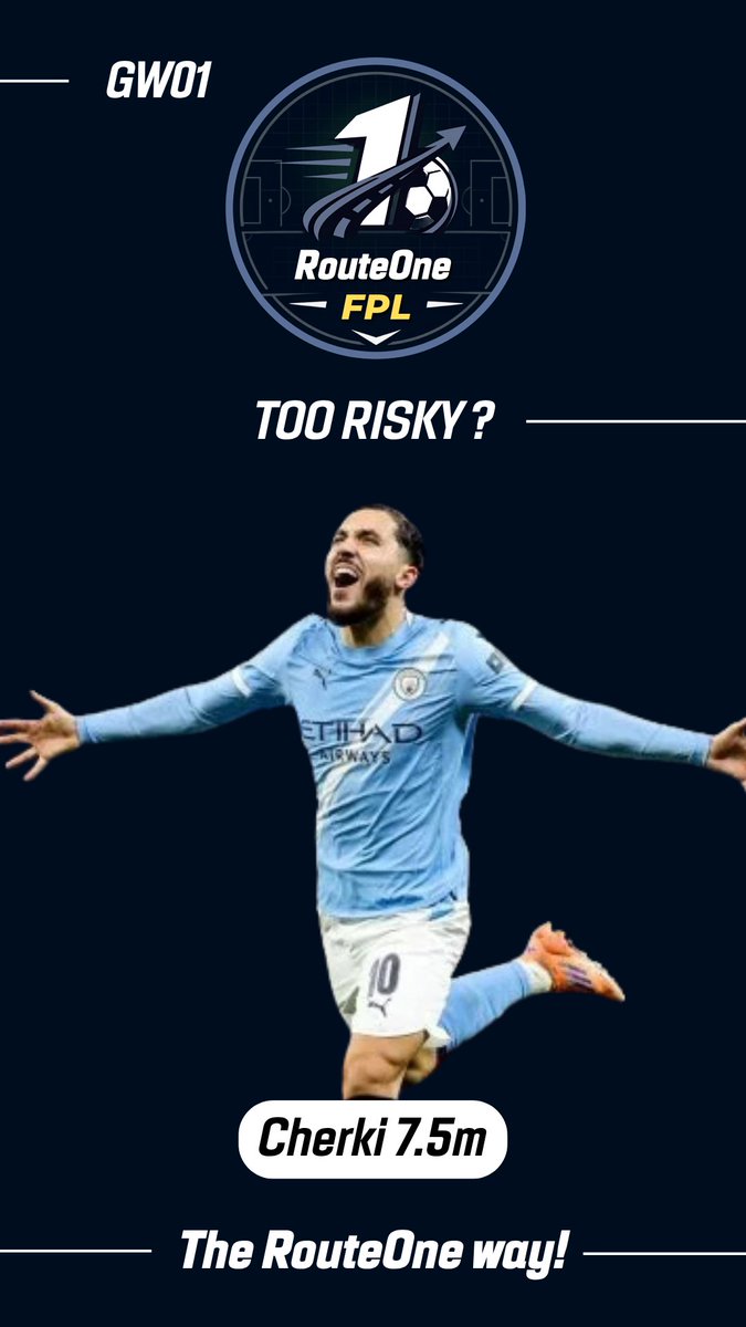 RouteOne_FPL's tweet photo. Doku out injured!  Does this make Cherki an exciting option in FPL or still too risky? https://t.co/VqUVWdzluE
