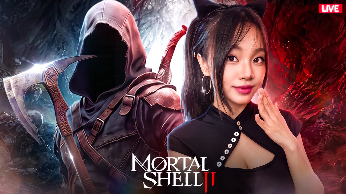 yaanrup's tweet photo. Hey @dearcindyphan Love your streams. 🎮 I got inspired and decided to redesign your Mortal Shell 2 thumbnail just for fun.

Would love to hear what you think of this fresh take! 
Let me know your thoughts! 👇

#MortalShell #ThumbnailDesign #YouTube #Photoshop #ContentCreator https://t.co/lSDzXvQRmK