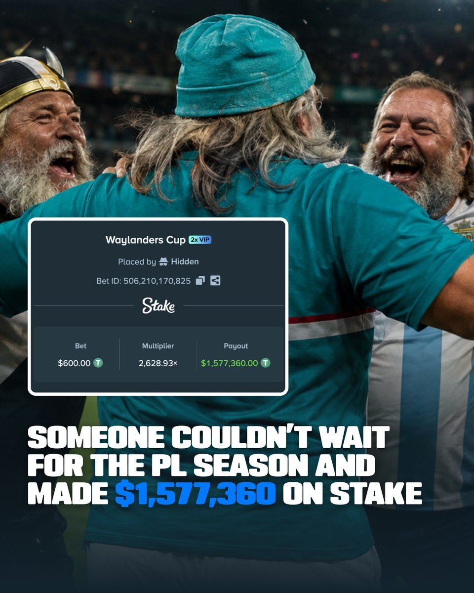 stlucid_'s tweet photo. It's crazy that the PL season wasn’t even back yet and somebody already bagged $1,577,360 on Stake 🤯⚽💰 https://t.co/SPlUmopS56