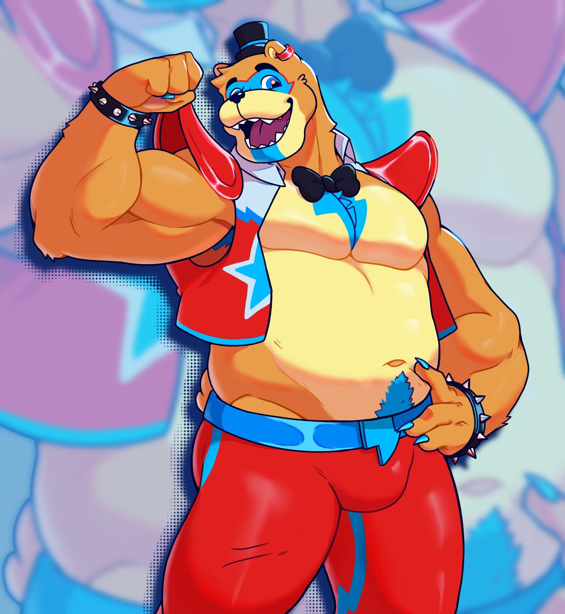 Matt_888888888's tweet photo. GLAMROCK FREDDYYYY 🐻⚡️

#FNAF #fnafsecuritybreach #glamrock_freddy #furryartㅤㅤㅤ https://t.co/HLs2S0LxCJ