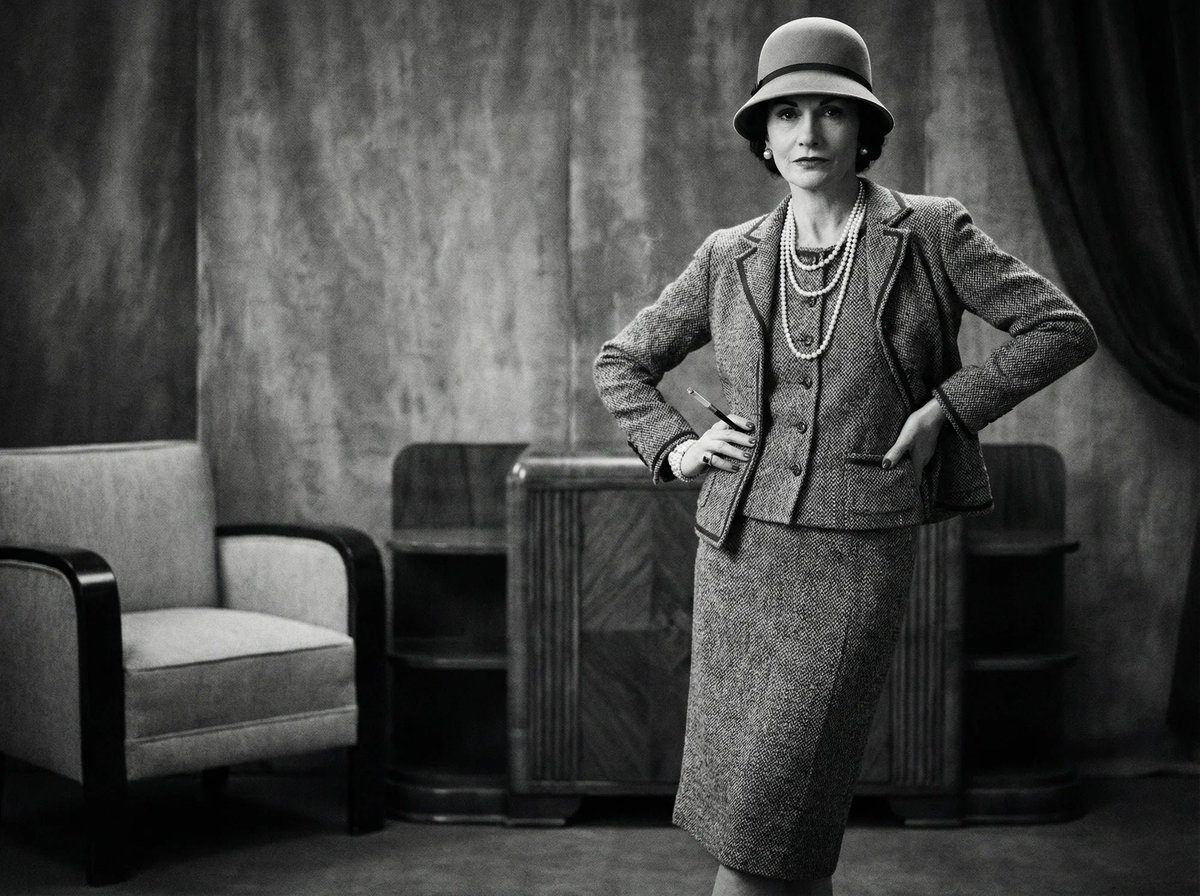 LFPadrnB's tweet photo. En el 143 Aniversario-Nacimiento de la enorme diseñadora francesa Coco Chanel -Gabrielle Bonheur Chanel- (19-VIII-1883 Saumur, Pays de la Loire, France/10-I-1971 Paris, Id.), la recordamos así:

"Le luxe, ce n'est pas le contraire de la pauvreté mais celui de la vulgarité." https://t.co/MggEbgdbjv