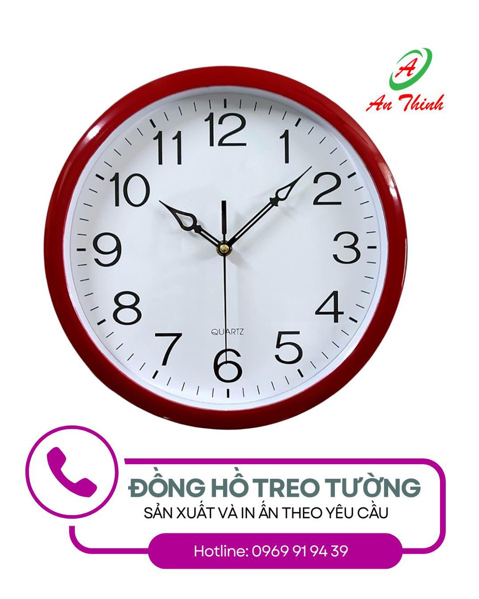 lyvinhduc1994's tweet photo. Sản xuất đồng hồ treo tường tận xưởng
Đồng Hồ Quảng Cáo An Thịnh
Đa dạng mẫu, màu sắc tuỳ chỉnh theo yêu cầu
Giá sỉ tận xưởng chỉ từ 20 chiếc
Giao nhanh toàn quốc, giao hàng đúng hẹn
Đóng gói cẩn thận tỉ mĩ
Liên hệ: 0969.919.439 https://t.co/8fiApwJL1I