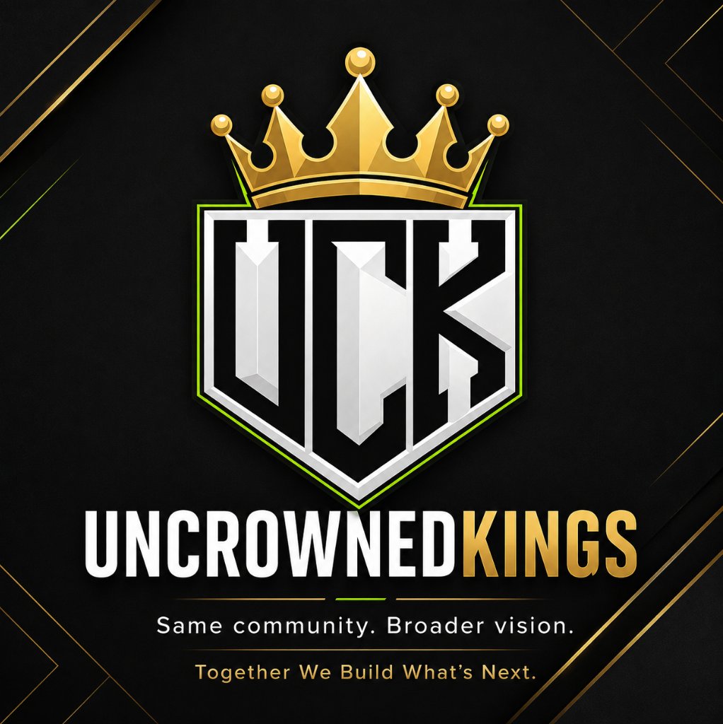 UCKWeb3's tweet photo. 👑 THE NEXT CHAPTER OF UNCROWNEDKINGS

We started with gaming, and gaming will always remain part of our roots.

But as UCK grew, so did the community, the opportunities, and the vision behind it.

Today, UncrownedKings is evolving into a broader Web3 community built around gaming, markets, education, builders, creators, events, partnerships, and new opportunities across Web3.

This isn’t about leaving behind what we built.

It’s about expanding it.

We want UCK to be a place where people can learn, connect, build, participate, and grow — whether they’re here for gaming, trading, creating, building, education, events, or simply exploring Web3.

Over the coming months, you’ll see more from UCK across:
• Trading and market education
• Gaming and tournaments
• Builders and creators
• Online and IRL events
• Exchange and project partnerships
• Community campaigns and opportunities
• Web3 education and emerging tech

There’s still a lot more we’re building behind the scenes.

Same community. Broader vision.

Together We Build What’s Next. 👑