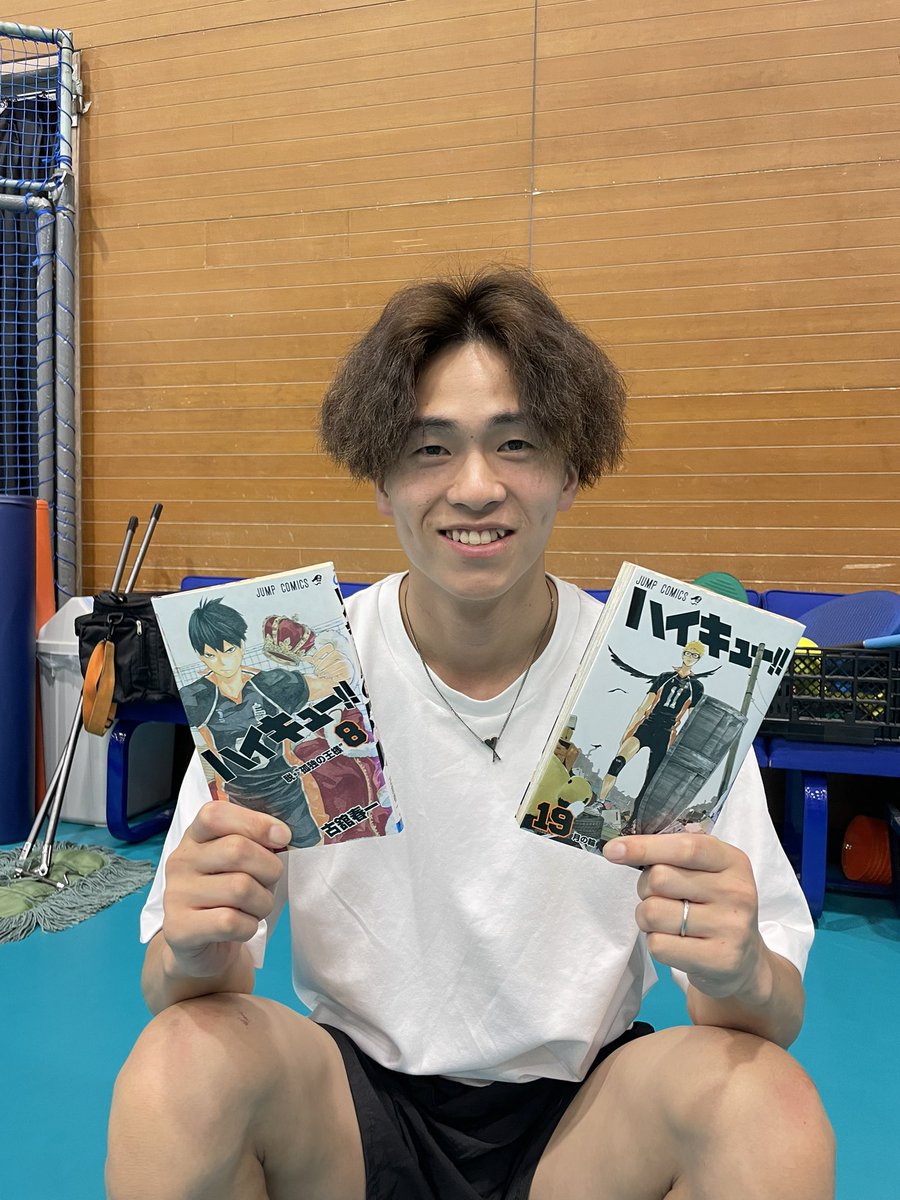 TORAY_ArrowsMEN's tweet photo. 今日8月19日は…！

#ハイキュー !! の日🏐

8️⃣1️⃣9️⃣📚

#東レアローズ静岡 
#torayarrowsshizuoka 
#藤中颯志 https://t.co/tvsefP4mRO