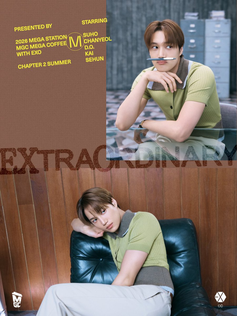 mega_mgc_coffee's tweet photo. 𝐄𝐗𝗧𝗥𝗔𝐎𝗥𝗗𝗜𝗡𝗔𝗥𝗬
( : 𝒔𝒖𝒎𝒎𝒆𝒓 )

밤낮 없이 울리는 벨소리와
메일 폭탄으로 스트레스 급상승
(◝₍ᴑ̑ДO͝₎◞)

힐링 전문 요원 카이가 
건네준 상콤달콤한
🍑 복숭아 퐁당 요거트 스무디로 🥛

생각은 𝙇𝙄𝙂𝙃𝙏!
휴식은 𝙍𝙄𝙂𝙃𝙏!
𝐦𝐢𝐬𝐬𝐢𝐨𝐧 𝐬𝐮𝐜𝐜𝐞𝐬𝐬

-
너를 노래해⠀
메가MGC커피⠀
-⠀
⠀
@weareoneEXO #EXO
#메가MGC커피 #메가스테이션