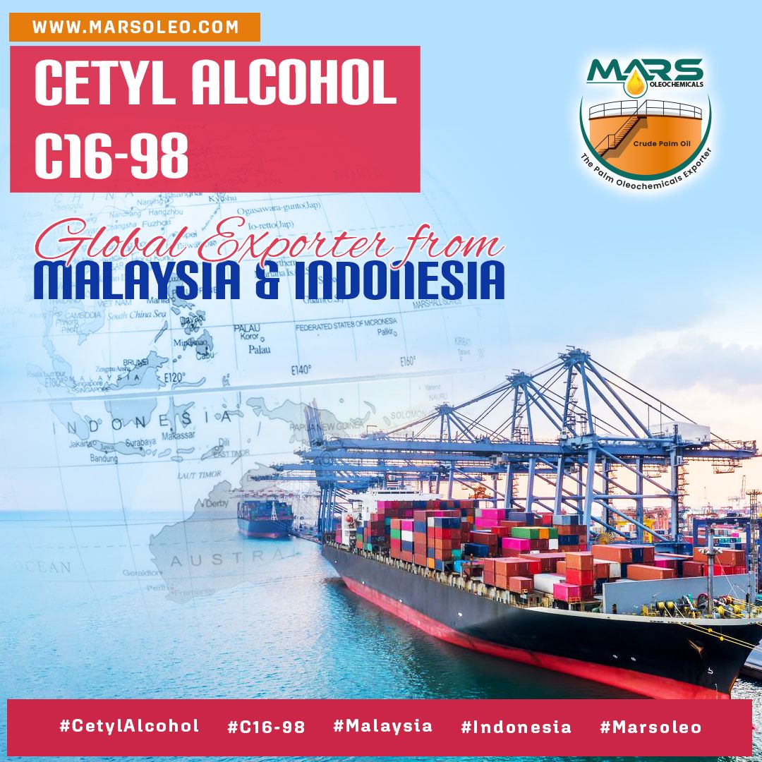 MarsOleochem's tweet photo. 𝐂𝐞𝐭𝐲𝐥 𝐀𝐥𝐜𝐨𝐡𝐨𝐥 𝐂𝟏𝟔-𝟗𝟖 – 𝐆𝐥𝐨𝐛𝐚𝐥 𝐄𝐱𝐩𝐨𝐫𝐭𝐞𝐫 𝐟𝐫𝐨𝐦 𝐌𝐚𝐥𝐚𝐲𝐬𝐢𝐚 & 𝐈𝐧𝐝𝐨𝐧𝐞𝐬𝐢𝐚

Mars Oleochemicals is a 𝗴𝗹𝗼𝗯𝗮𝗹 𝗲𝘅𝗽𝗼𝗿𝘁𝗲𝗿 𝗼𝗳 𝗖𝗲𝘁𝘆𝗹 𝗔𝗹𝗰𝗼𝗵𝗼𝗹 𝗖𝟭𝟲-𝟵𝟴, with export sourcing 𝗳𝗿𝗼𝗺 𝗠𝗮𝗹𝗮𝘆𝘀𝗶𝗮 𝗮𝗻𝗱 𝗜𝗻𝗱𝗼𝗻𝗲𝘀𝗶𝗮 for international markets.

📩 𝗖𝗼𝗻𝘁𝗮𝗰𝘁 𝘂𝘀 𝗳𝗼𝗿 𝗲𝘅𝗽𝗼𝗿𝘁 𝗶𝗻𝗾𝘂𝗶𝗿𝗶𝗲𝘀.
📧 info@marsoleo.com
🌐 https://t.co/t8sSTbNqld

#Marsoleo #MarsOleochemicals #CetylAlcohol #CetylAlcoholC1698 #C1698 #CetylAlcoholMalaysia #CetylAlcoholIndonesia #Oleochemicals #OleochemicalExporter #GlobalExporter #CetylAlcoholSupplier #CetylAlcoholExporter #GlobalSupply