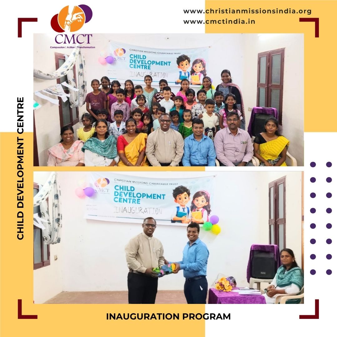 cmctindia_org's tweet photo. A new beginning for brighter futures! 🌟 CMCT inaugurates its Child Development Centre—a space for children to learn, grow and thrive.

#ChildDevelopmentCentre #CMCT #BuildingFutures https://t.co/woXYFZMtW2