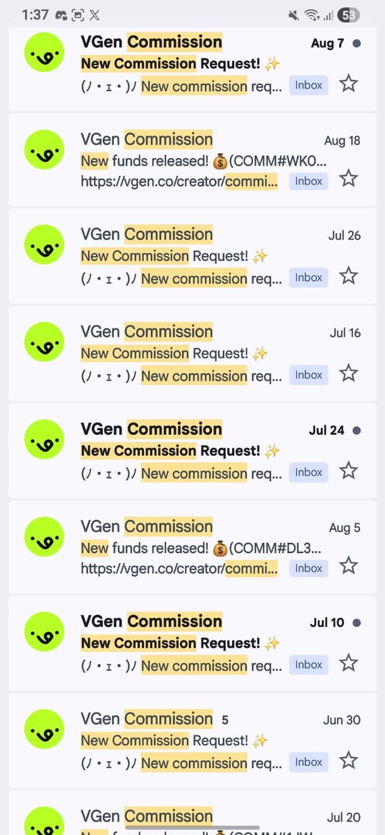 lumiinaraa_'s tweet photo. POV: You wake up and your inbox says: 
.
. 
. 
. 
. 
. 
. 
. 
. 
. 
"New Commission Request!" 
. 
. 
. 
. 
. 
. 
. 
. 
. 
. 
"New Commission Request!" 
. 
. 
. 
. 
. 
. 
. 
. 
. 
. 
. 
"New Commission Request!" 
. 
. 
. 
. 
. 
. 
. 
. 
. 
. 
"New Commission Request!" 
. 
. 
. 
. 
. 
. 
. 
. 
. 
. 
New Commission Request!" 
. 
. 
. 
. 
. 
. 
. 
. 
. 
. 
..and suddenly all the late nights practicing art were worth it #artmoots #VGenComm