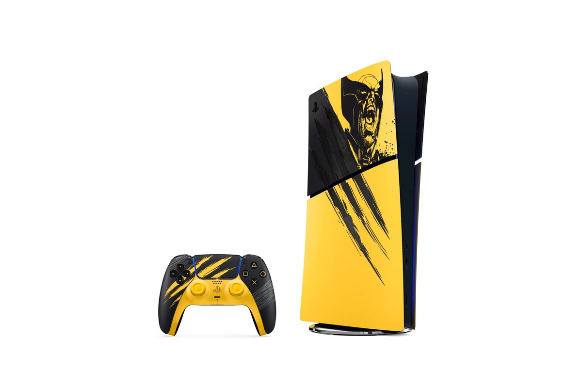 GetItInTheBagUK's tweet photo. PS5 Digital Console - Marvel’s Wolverine Battle Yellow Limited Edition Bundle Pre-order 10:00 AM 🛍️

🏷️ £569.99 🛒 https://t.co/bDh97qomMl

ad* #WolverinePS5 #PS5 #PS5Pro #LimitedEdition #PlayStation #Gaming #PreOrder #Restock #Bundle #Marvel https://t.co/Q5GUVxR65K