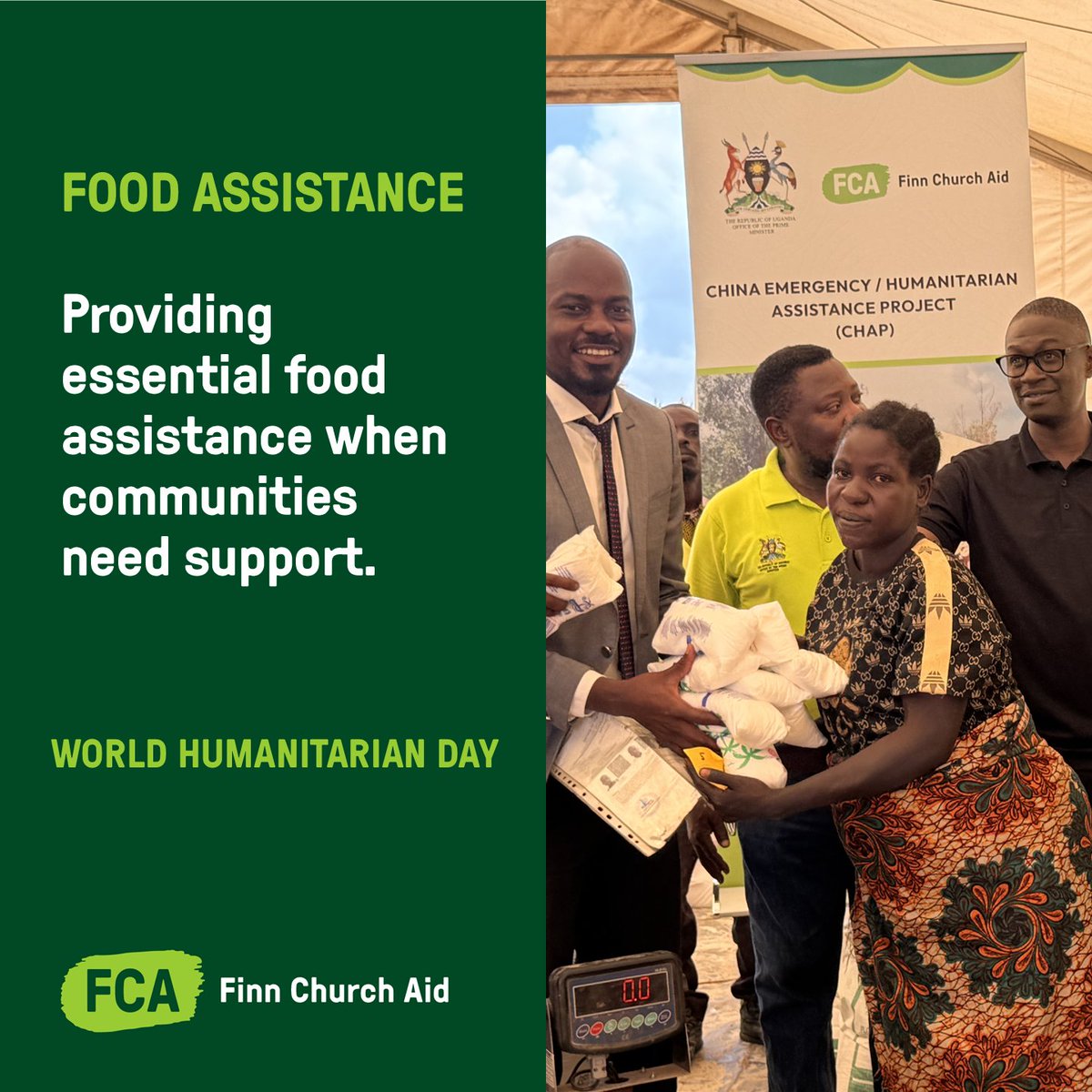 fca_uganda's tweet photo. Behind every number is a person. Behind every person is a story.

This World Humanitarian Day, we celebrate the people at the heart of our work and the many ways we put humanity into action;  through education, skills, livelihoods, protection, emergency assistance and partnerships.

Here’s Humanity in Action across our work in Uganda. 🤝💚

#WorldHumanitarianDay