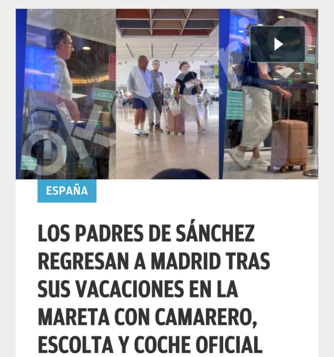 Robustiano21's tweet photo. Y mientras ellos han estado a todo lujo pagado por tí, tú has pasado tres días con tus hijos en una playa de Valencia porque tus ahorros no danban para más. https://t.co/wMZUPe3q4j